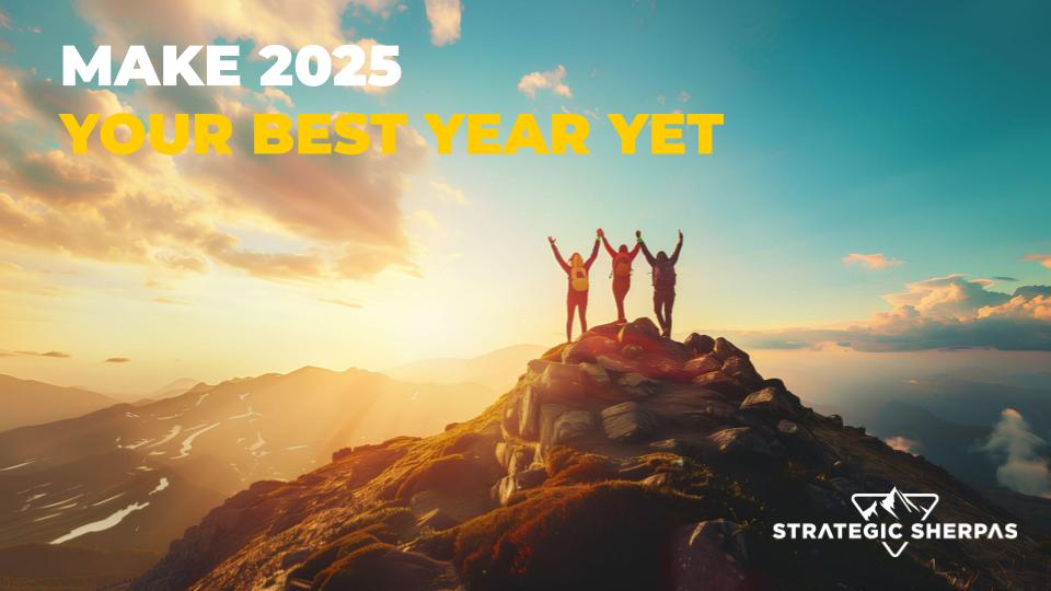 Poster about making 2025 your best year yet.